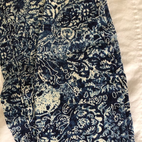 H&M Blue Patterned Pants - Picture 3 of 4